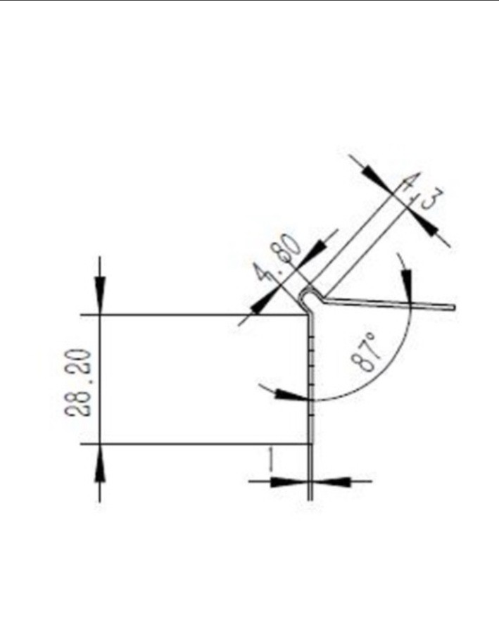 Perfil PVC 1 ¼” X 1 ¼” X 10’